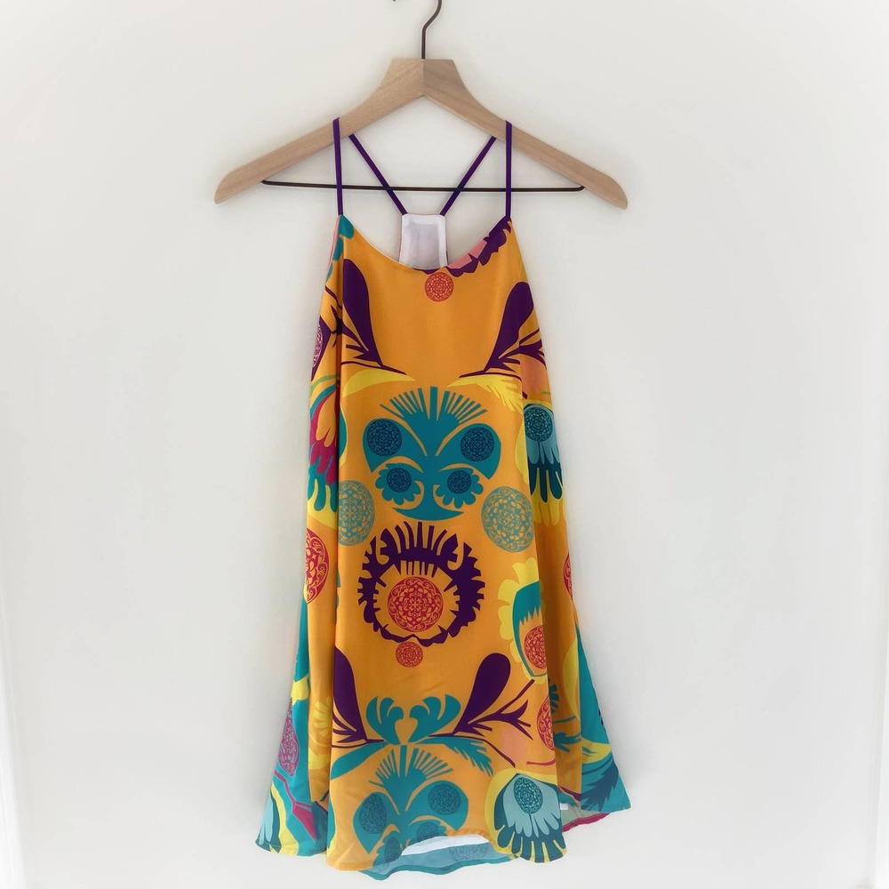 Multicolored Pattern Sundress Size M